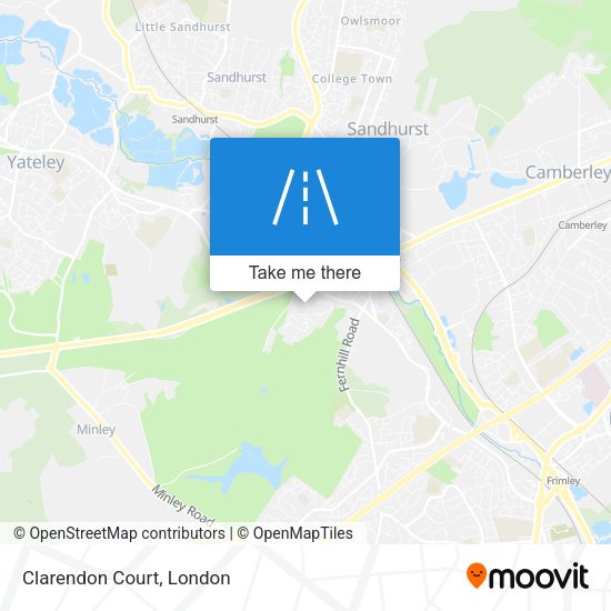Clarendon Court map