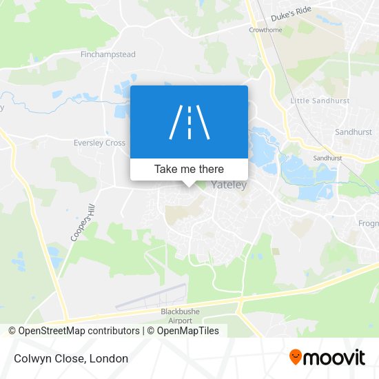 Colwyn Close map