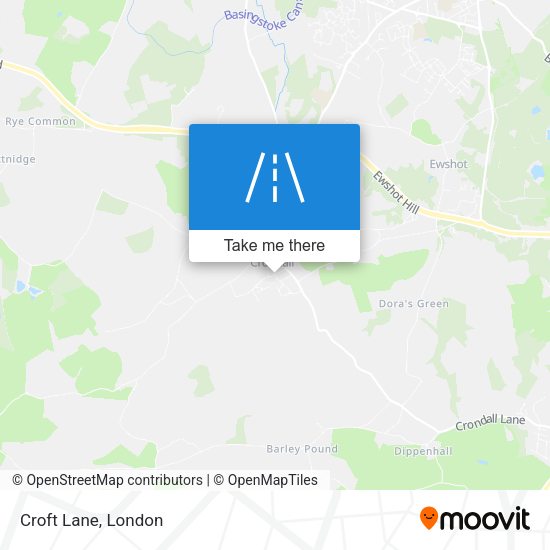 Croft Lane map