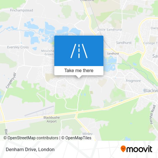 Denham Drive map