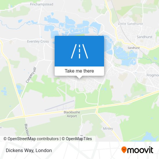 Dickens Way map
