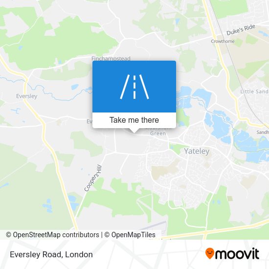 Eversley Road map