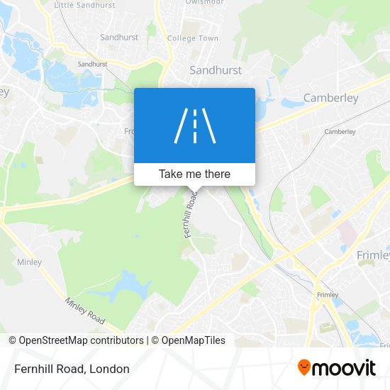 Fernhill Road map