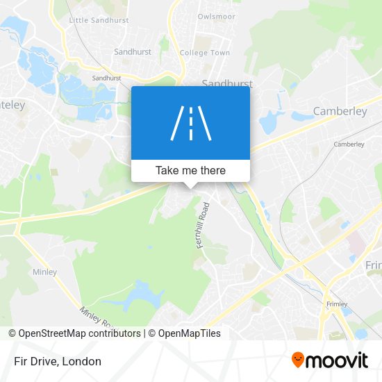 Fir Drive map