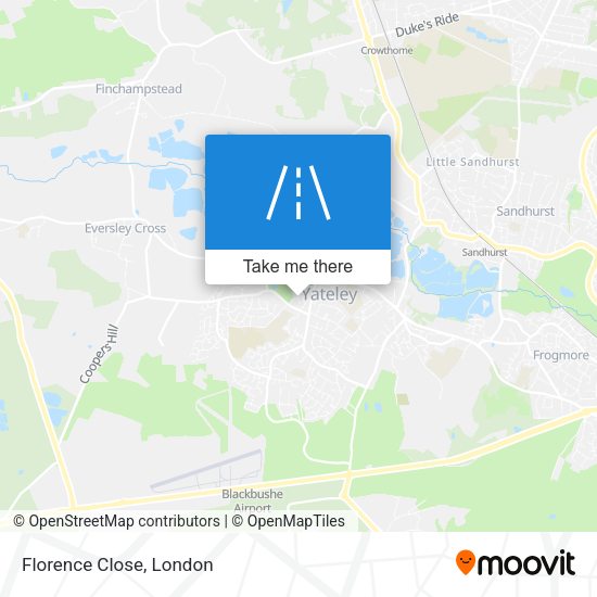 Florence Close map