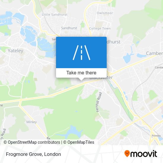 Frogmore Grove map