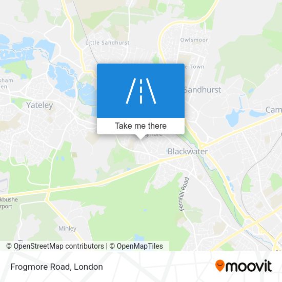 Frogmore Road map