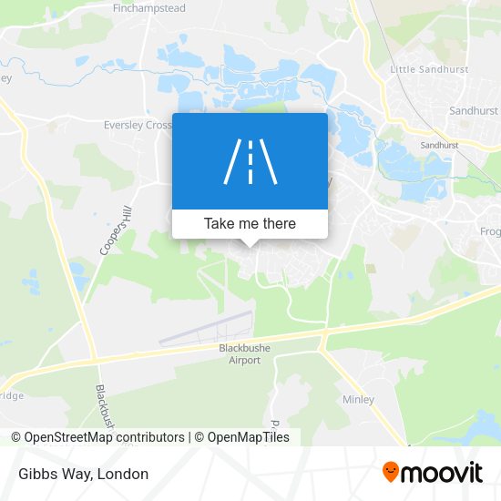 Gibbs Way map