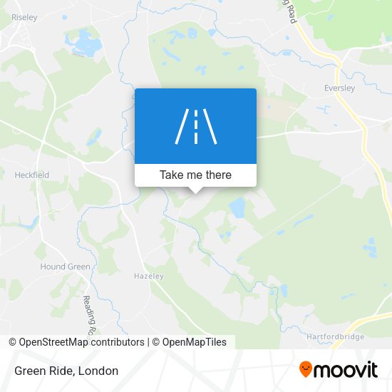 Green Ride map