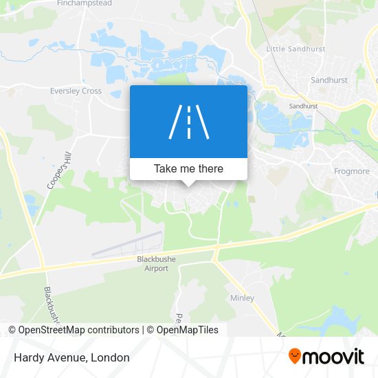 Hardy Avenue map