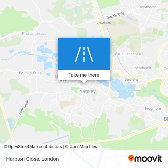 Harpton Close map