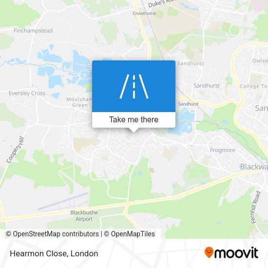 Hearmon Close map