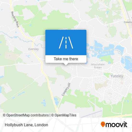 Hollybush Lane map