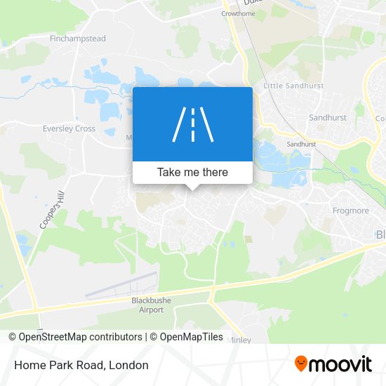 Home Park Road map