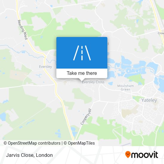 Jarvis Close map