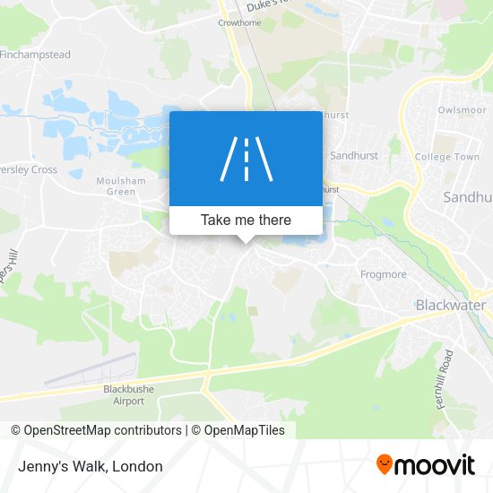 Jenny's Walk map