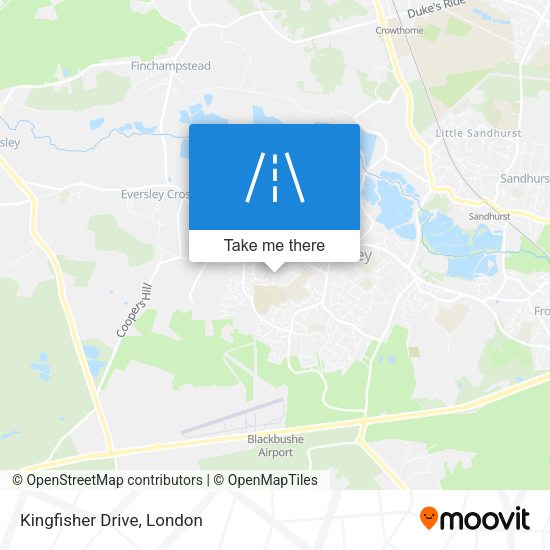Kingfisher Drive map