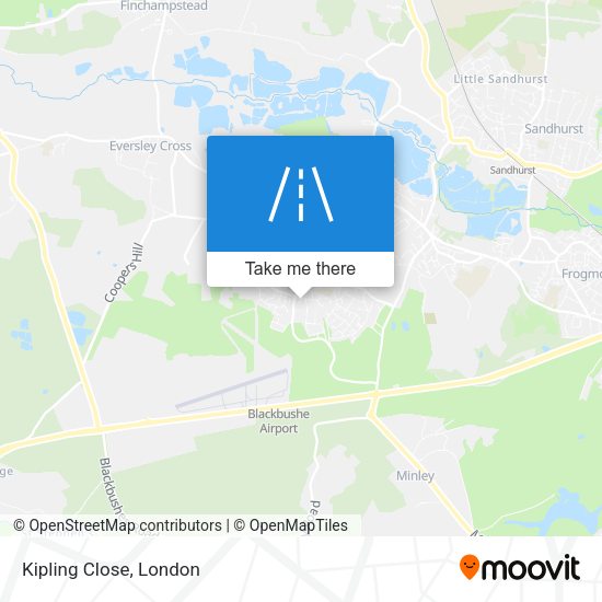 Kipling Close map
