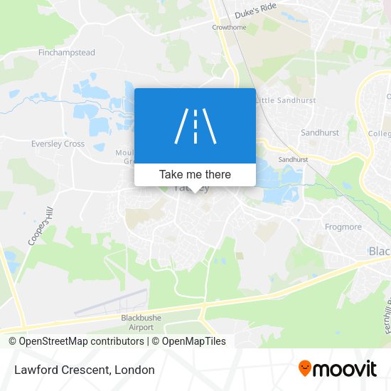 Lawford Crescent map
