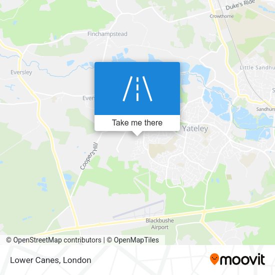 Lower Canes map