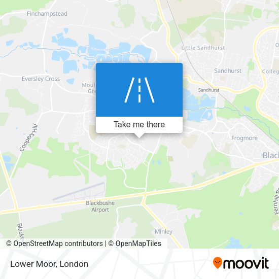 Lower Moor map