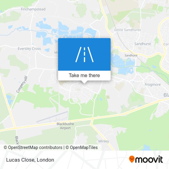 Lucas Close map
