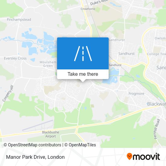 Manor Park Drive map