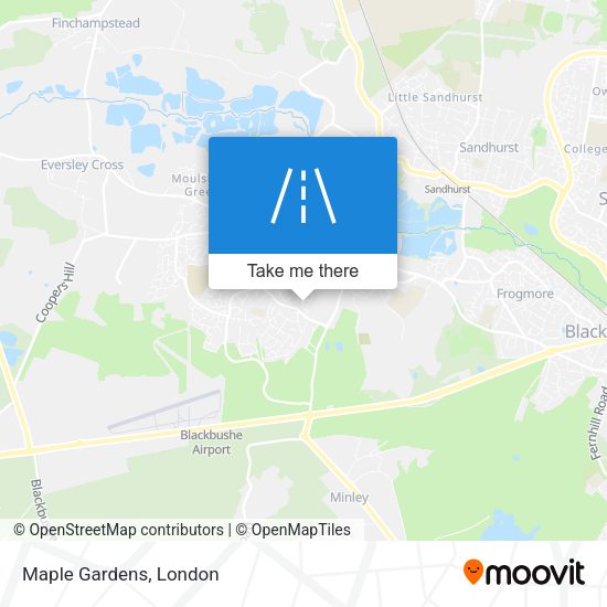 Maple Gardens map