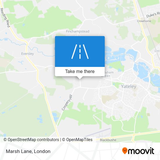 Marsh Lane map