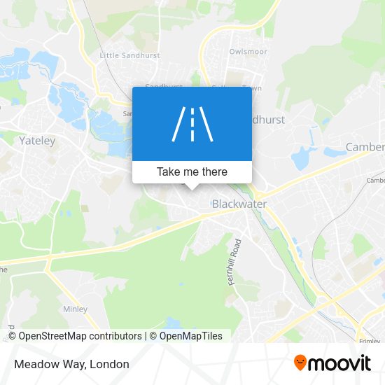 Meadow Way map