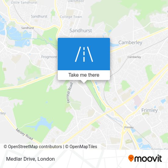 Medlar Drive map