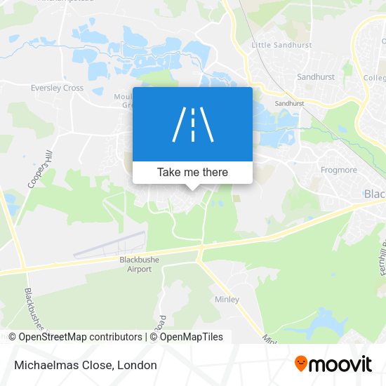 Michaelmas Close map
