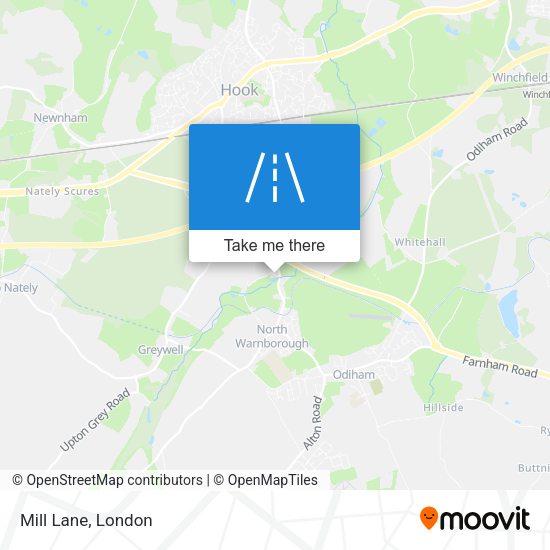 Mill Lane map