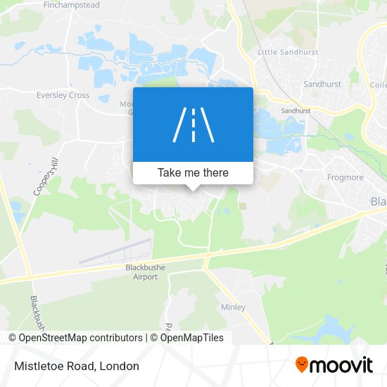 Mistletoe Road map