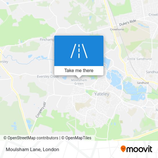 Moulsham Lane map
