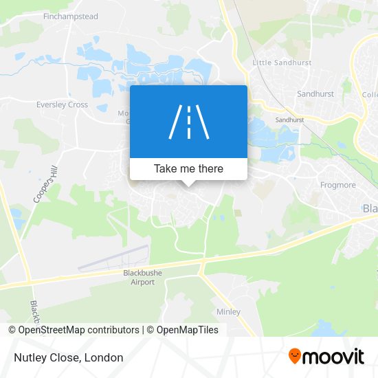 Nutley Close map