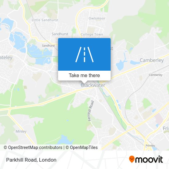 Parkhill Road map