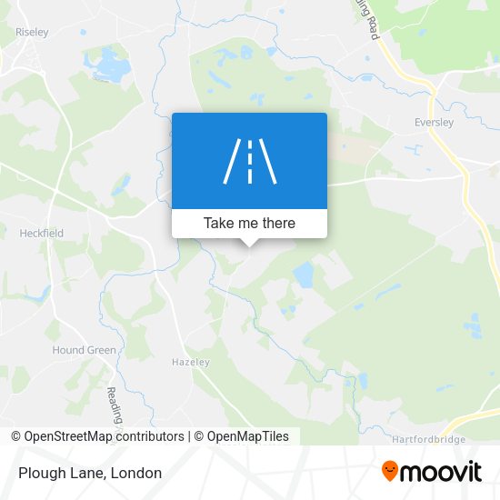 Plough Lane map