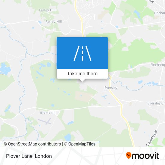 Plover Lane map
