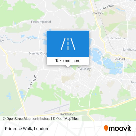 Primrose Walk map
