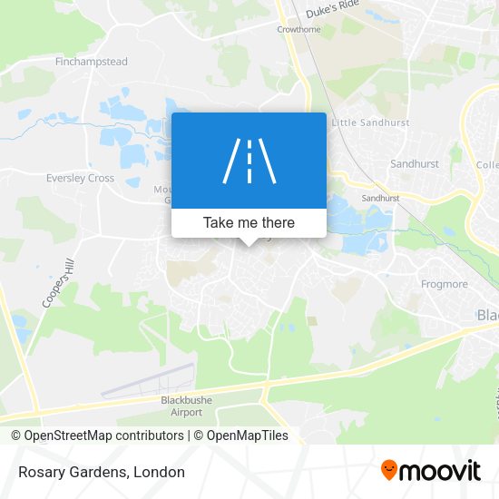 Rosary Gardens map