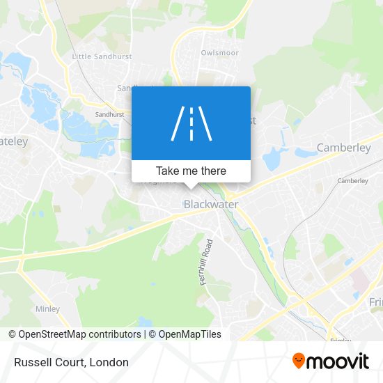 Russell Court map