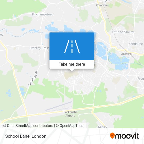 School Lane map
