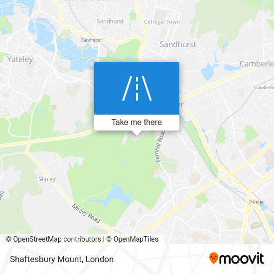 Shaftesbury Mount map