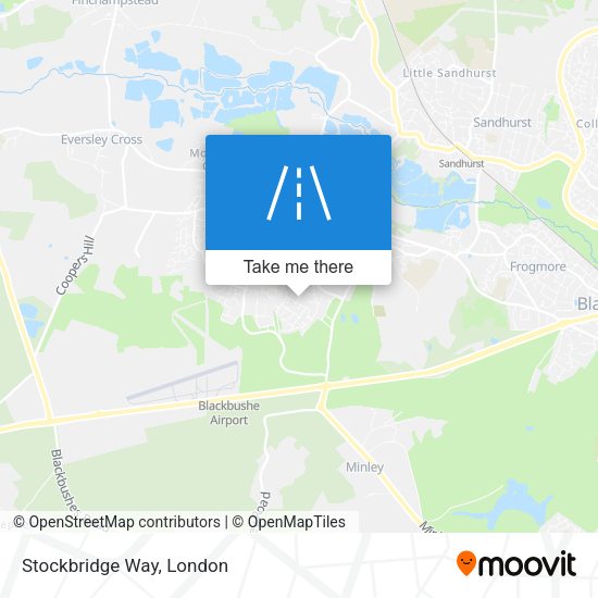 Stockbridge Way map