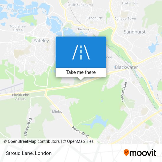 Stroud Lane map