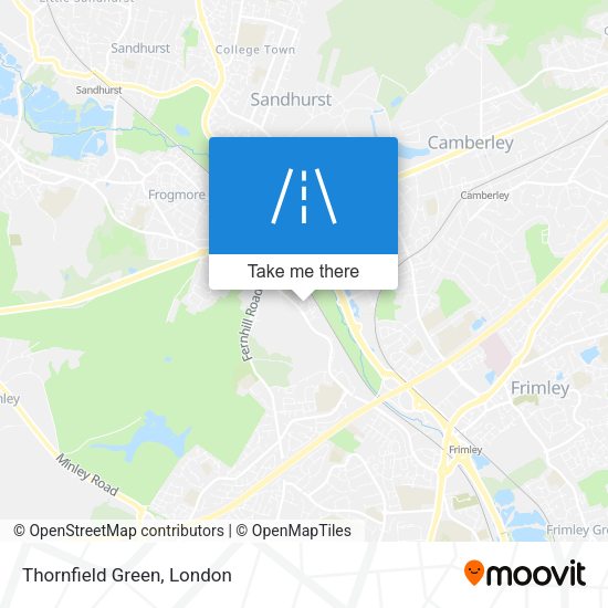 Thornfield Green map