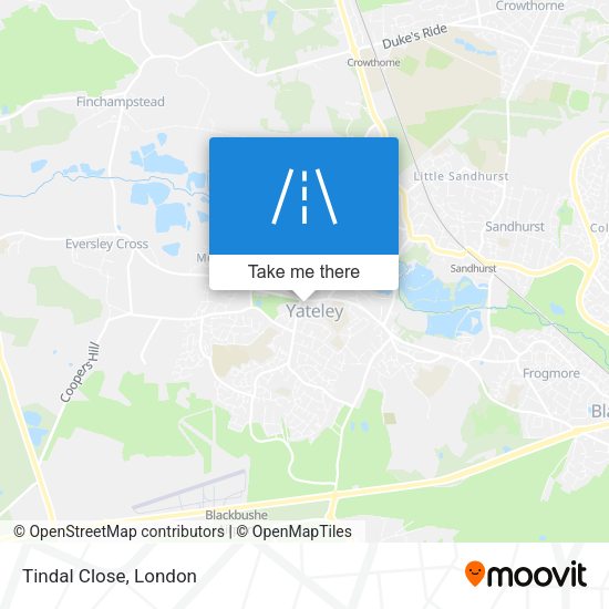 Tindal Close map