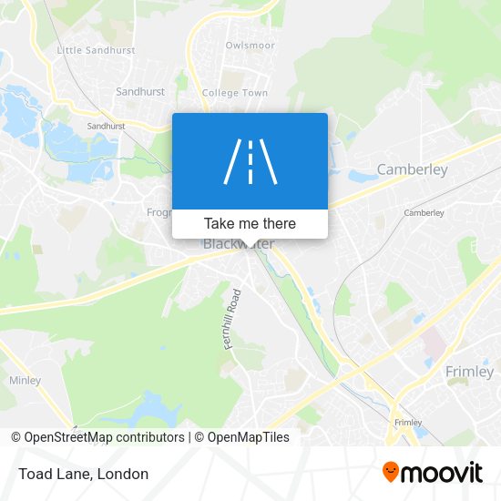 Toad Lane map