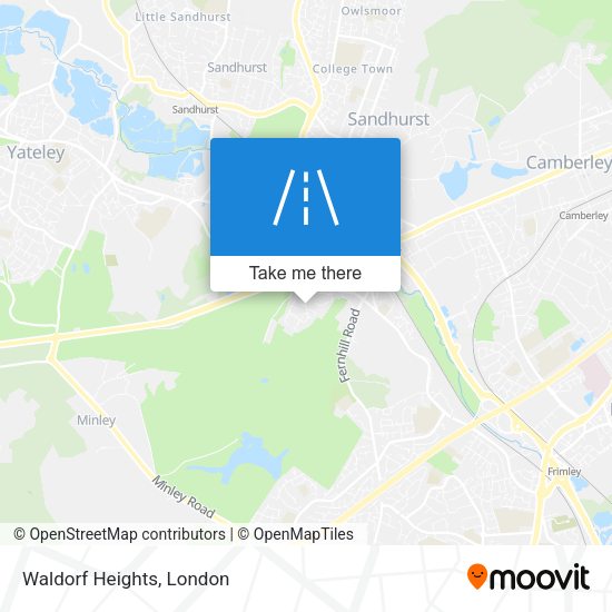 Waldorf Heights map